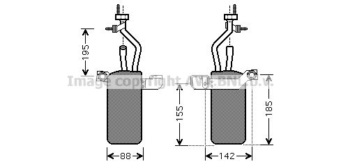 AVA QUALITY COOLING džiovintuvas, oro kondicionierius FDD389